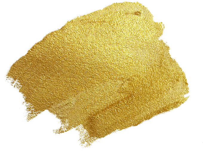 Gold Metallic Brushstroke	